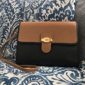Christian Dior long strap purse